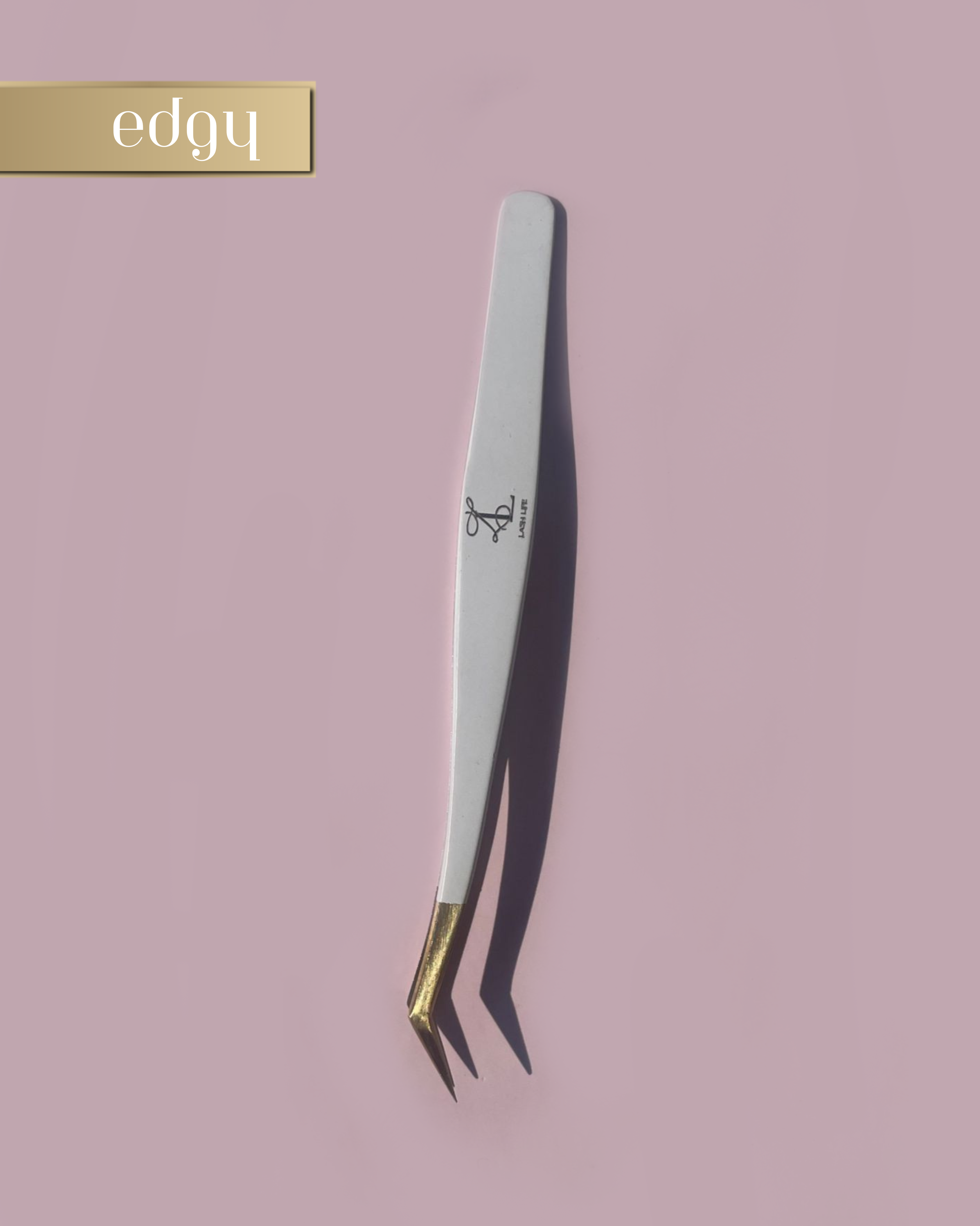 "Edgy" Angled Tweezers
